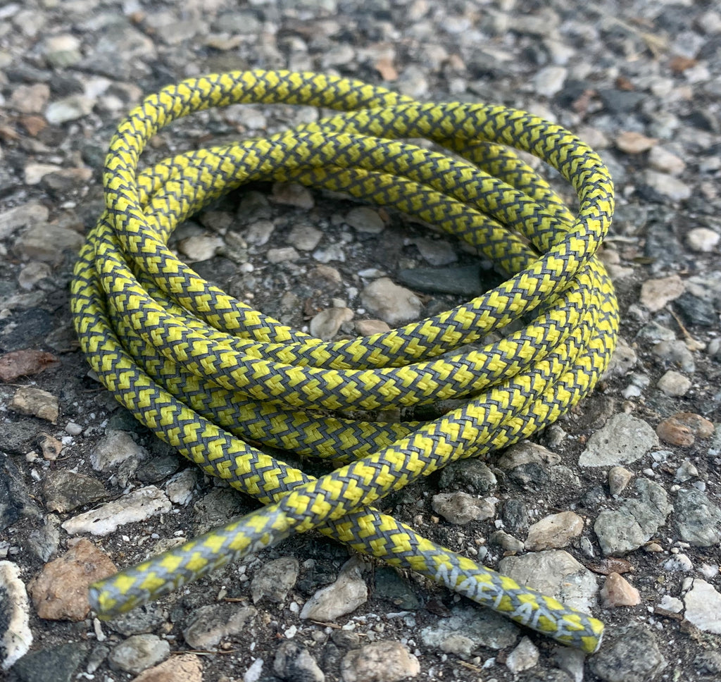 yellow rope laces