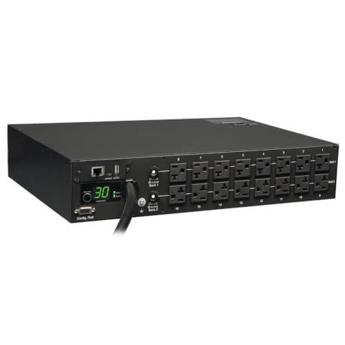 EATON 2.9KW SINGLE-PHASE MONITORED PDU - 120V OUTLETS (16 5-15/20R), L5-30P, 10