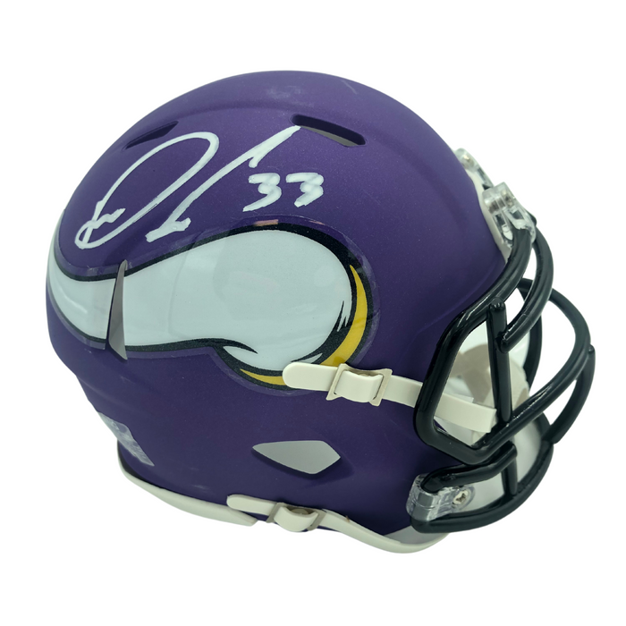 KIRK COUSINS Autographed Minnesota Vikings Eclipse Mini Speed Helmet  FANATICS - Game Day Legends