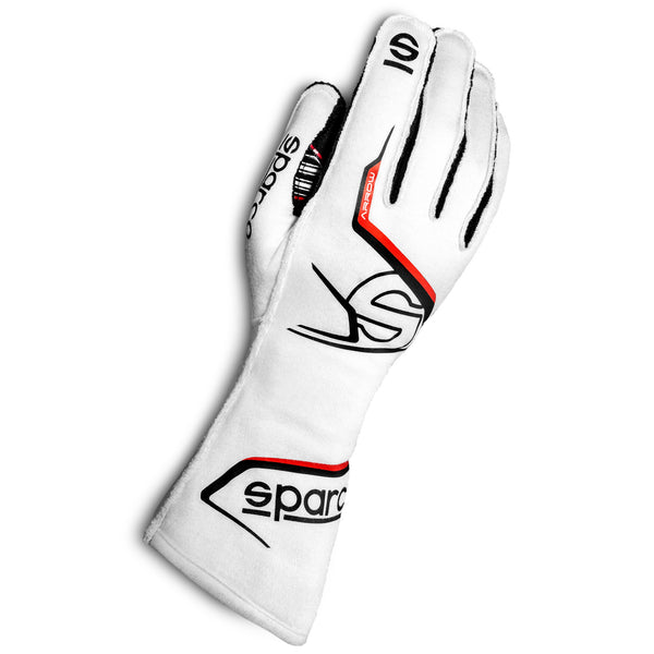 Sparco 00255708BINR - Gloves Arrow Kart 08 Wht/Blk