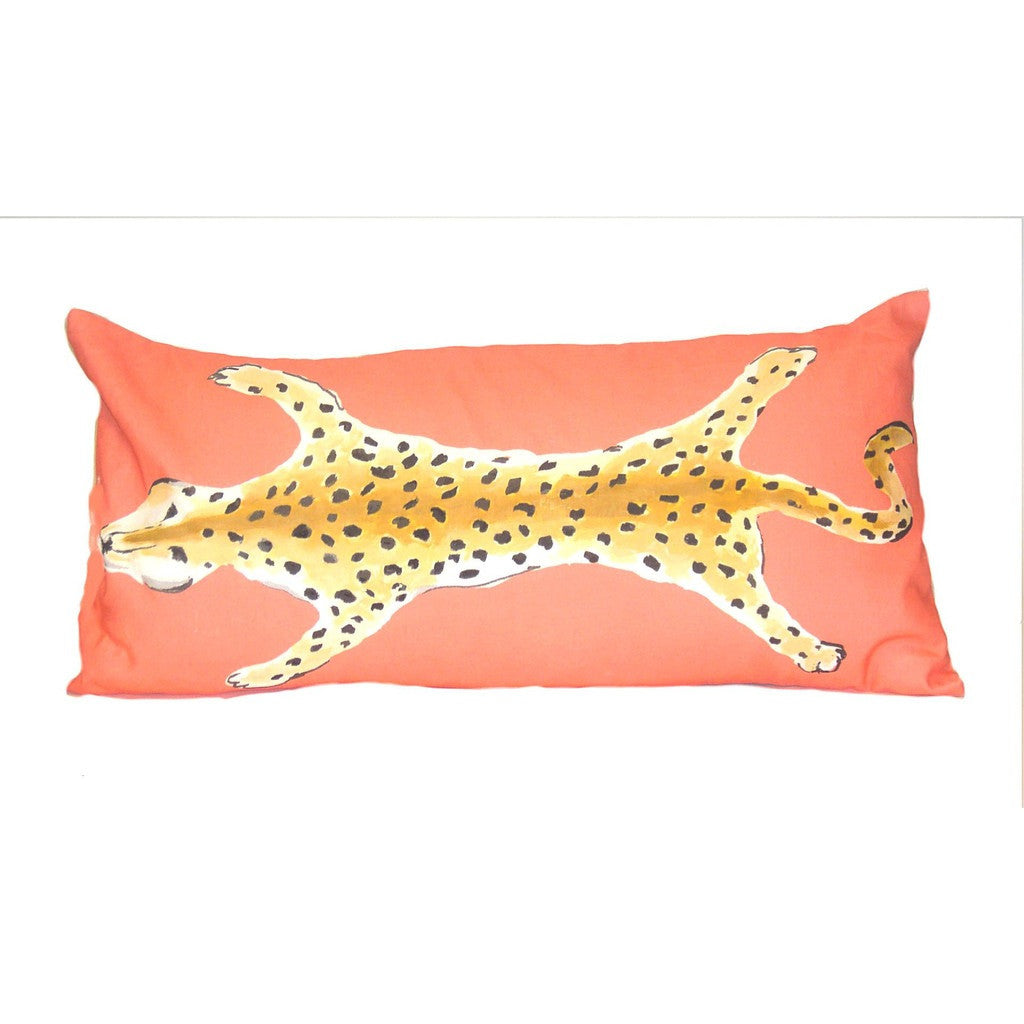 Leopard Lumbar in Orange | Dana Gibson