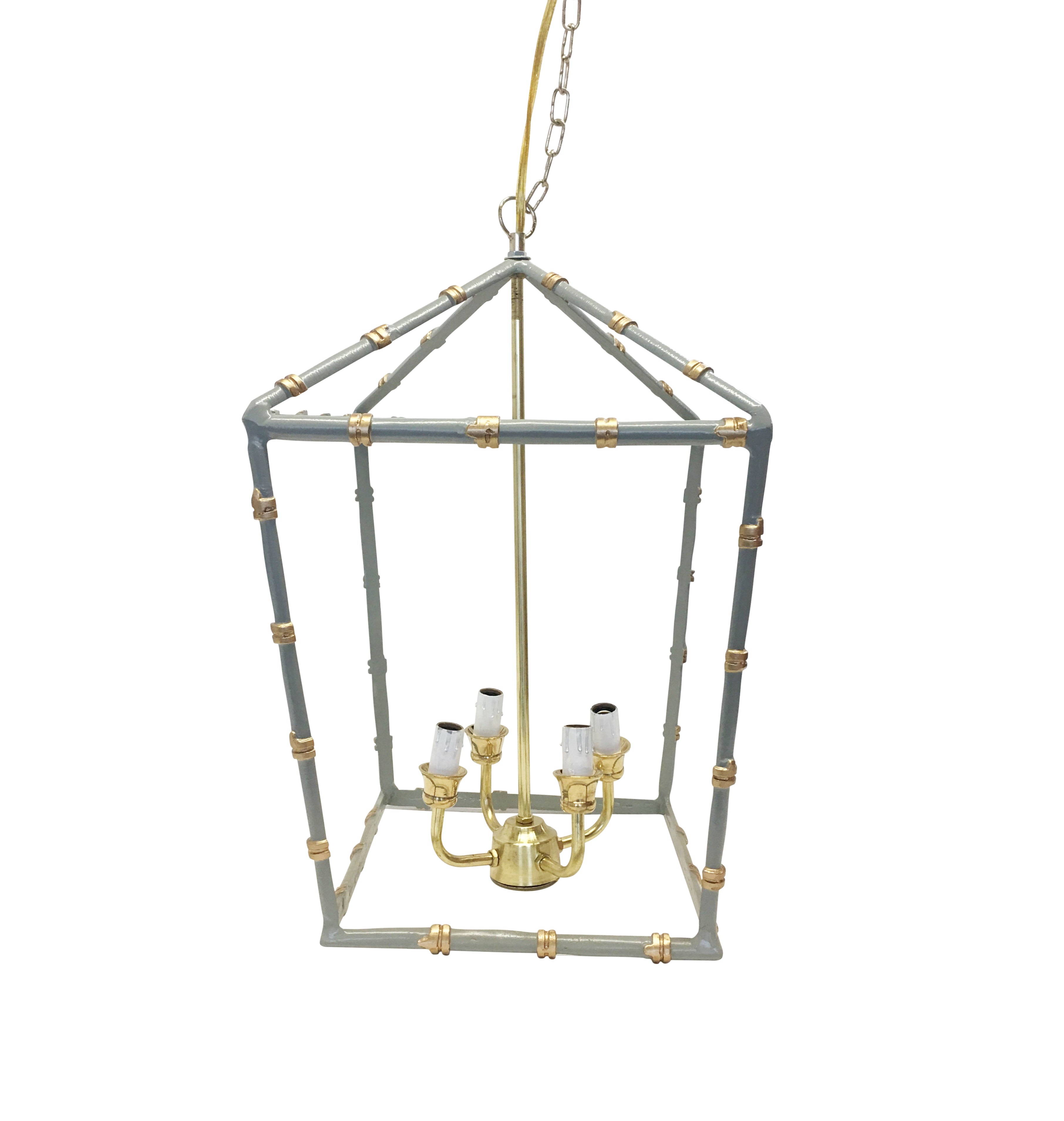 grey bamboo lantern