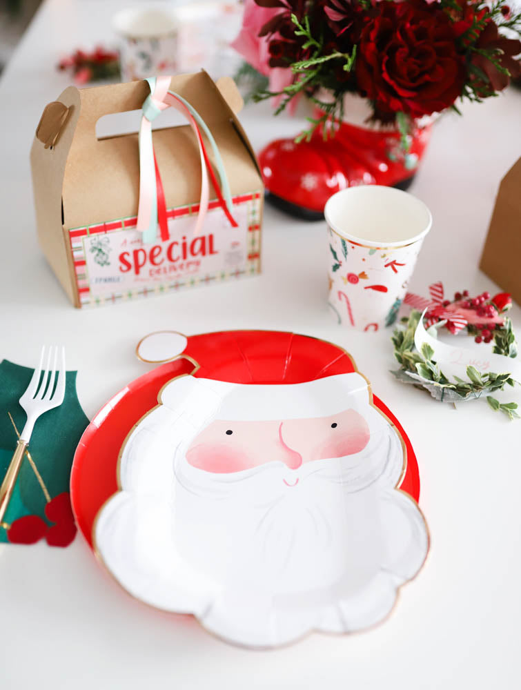 Jolly Santa Plates