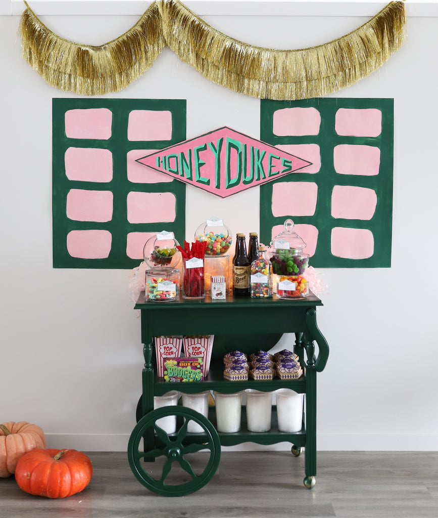 Honeydukes Candy Station for Harry Potter Birthday Party