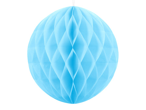 Light Blue Honeycomb Balls
