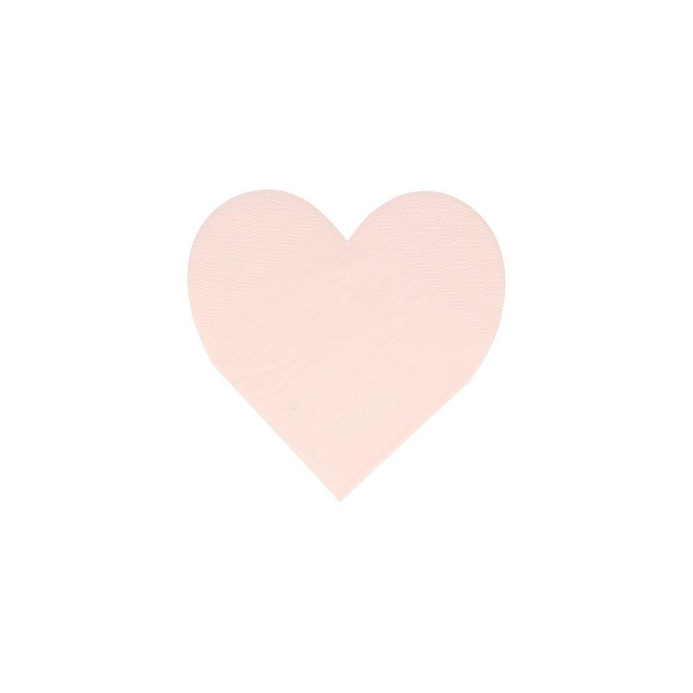 Pink Tone Heart Small Napkins - A Little Confetti