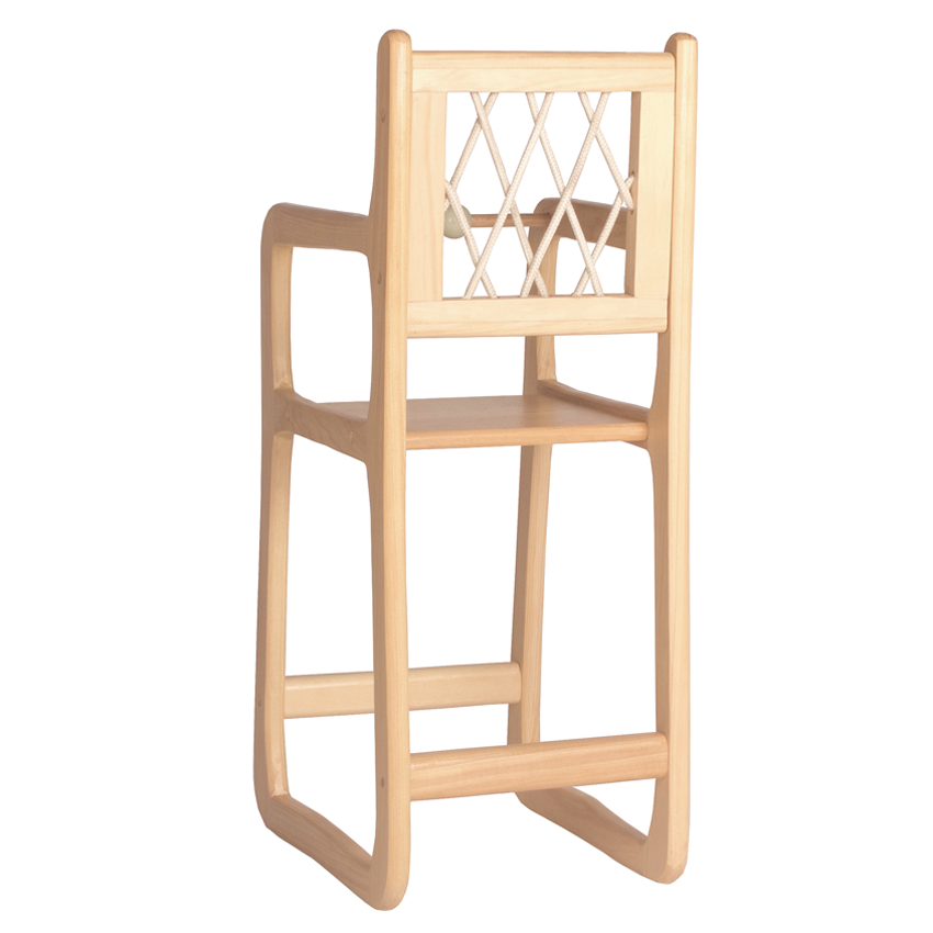 wooden high chair for dolls