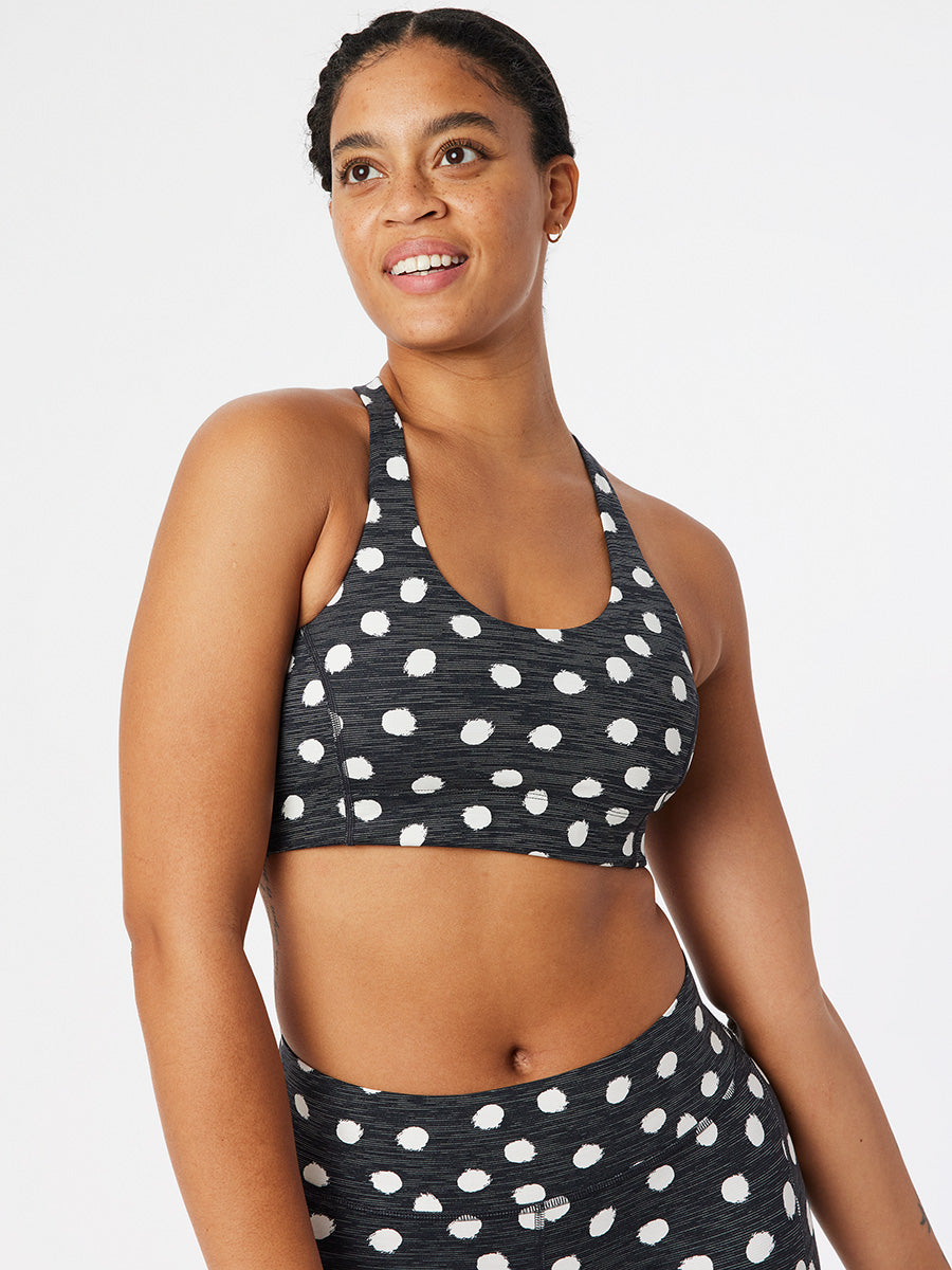 Buy Outdoor Voices Doing Things Sports Bra - Pomegranate Plaid At 48% Off