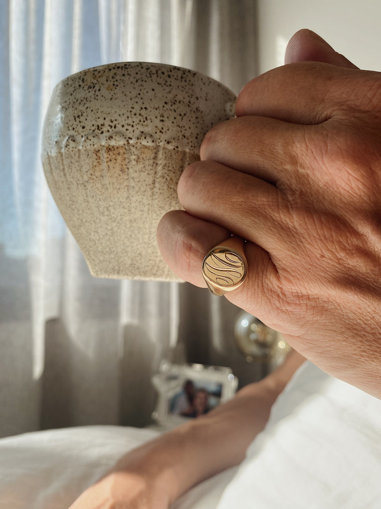 Craig's Hand Engraved Signet Ring