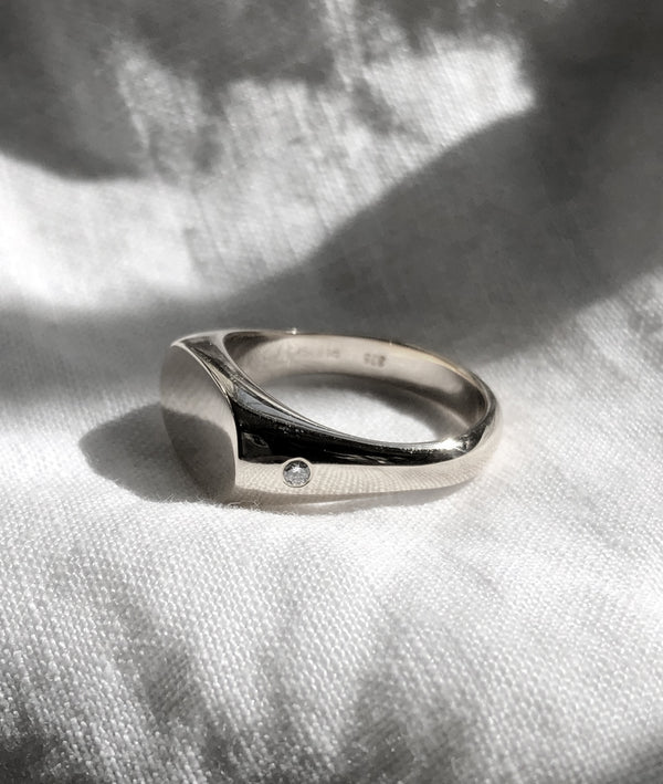 Long Signet ring | Modern heirloom rings handmade in Sydney – RUUSK