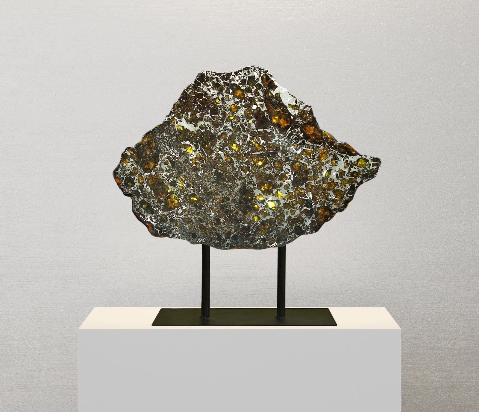 Meteorite Slice for Sale - Admire Pallasite, 975 grams ...