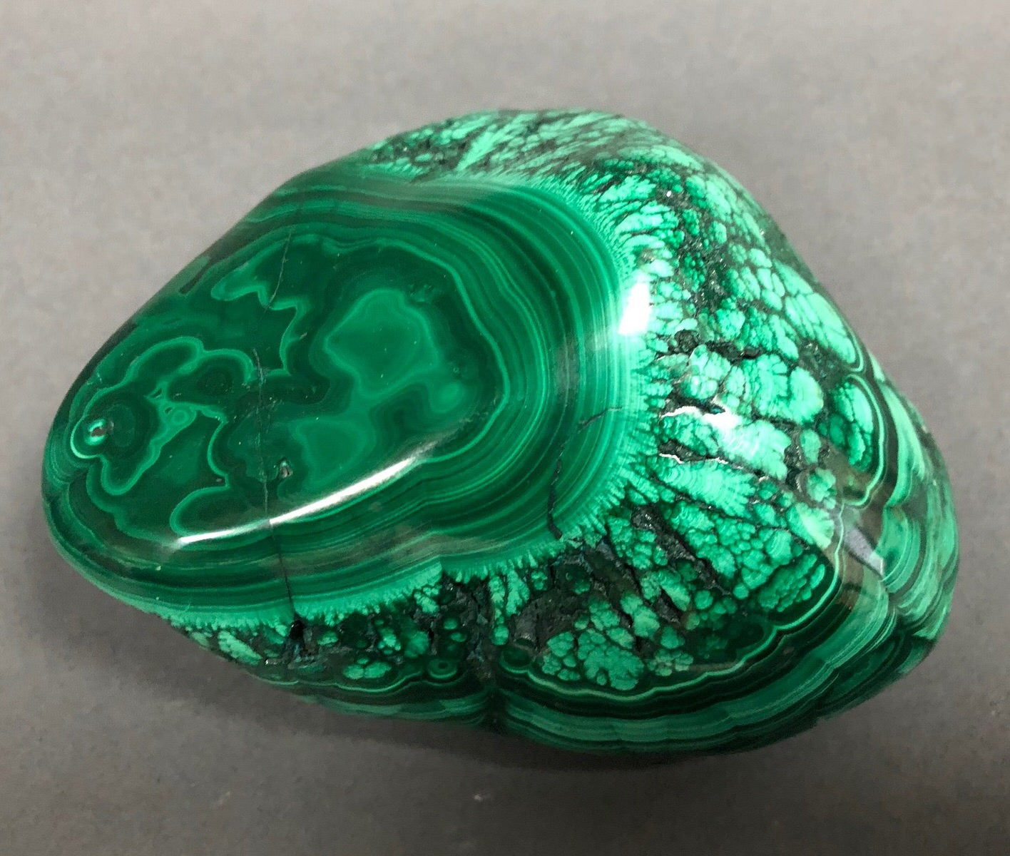 Polished Malachite Specimen For Sale - 1.89 lbs – Fossil Realm