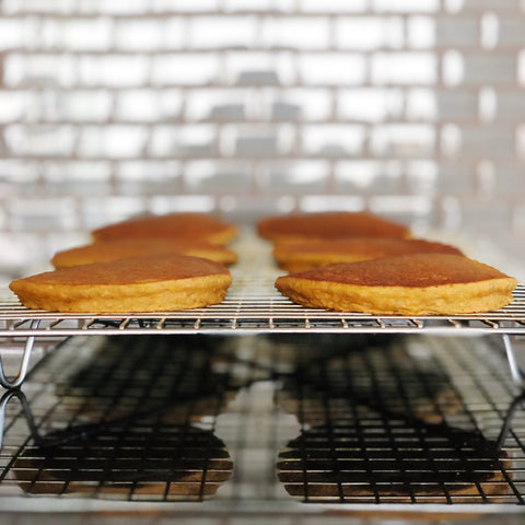 Image of pancakes on cooling rack 