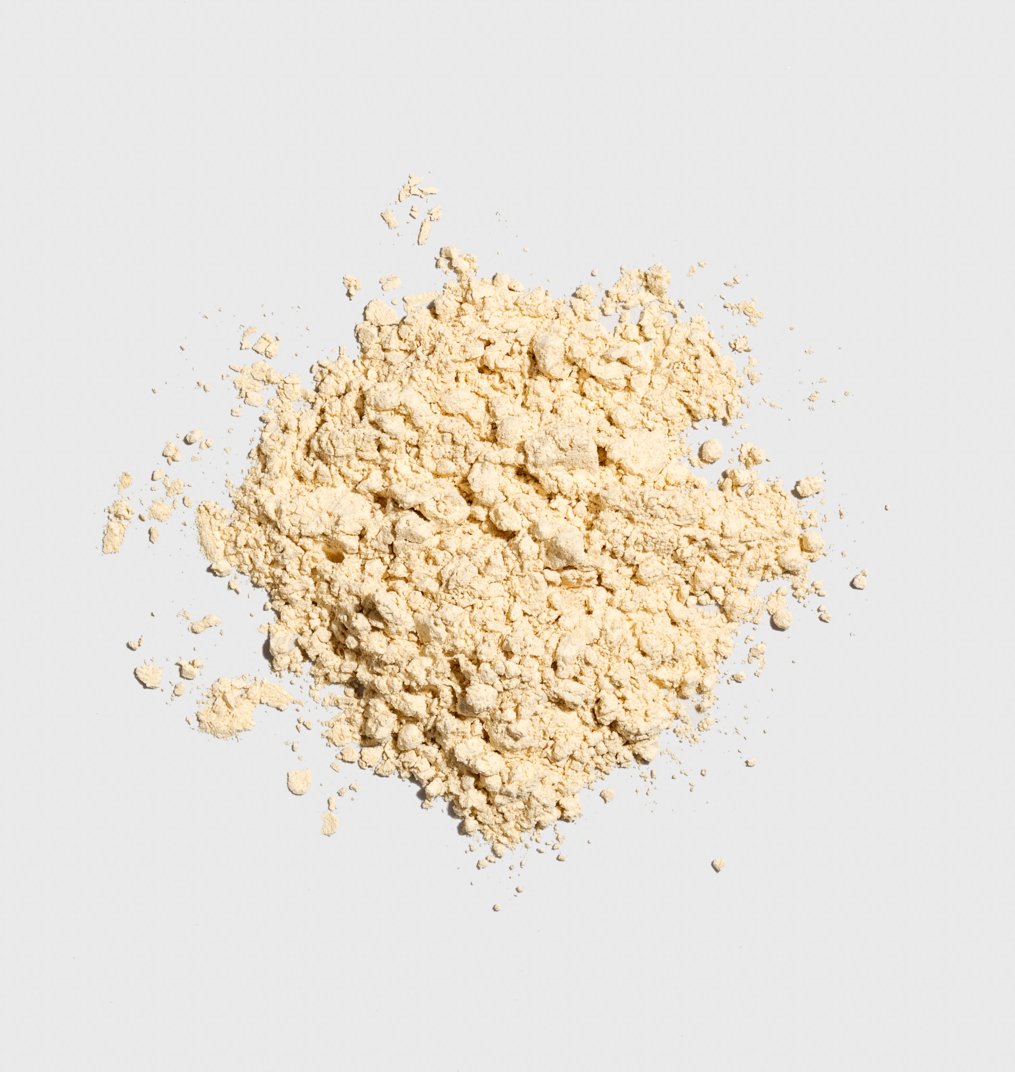 Overhead shot of powdered ashwagandha