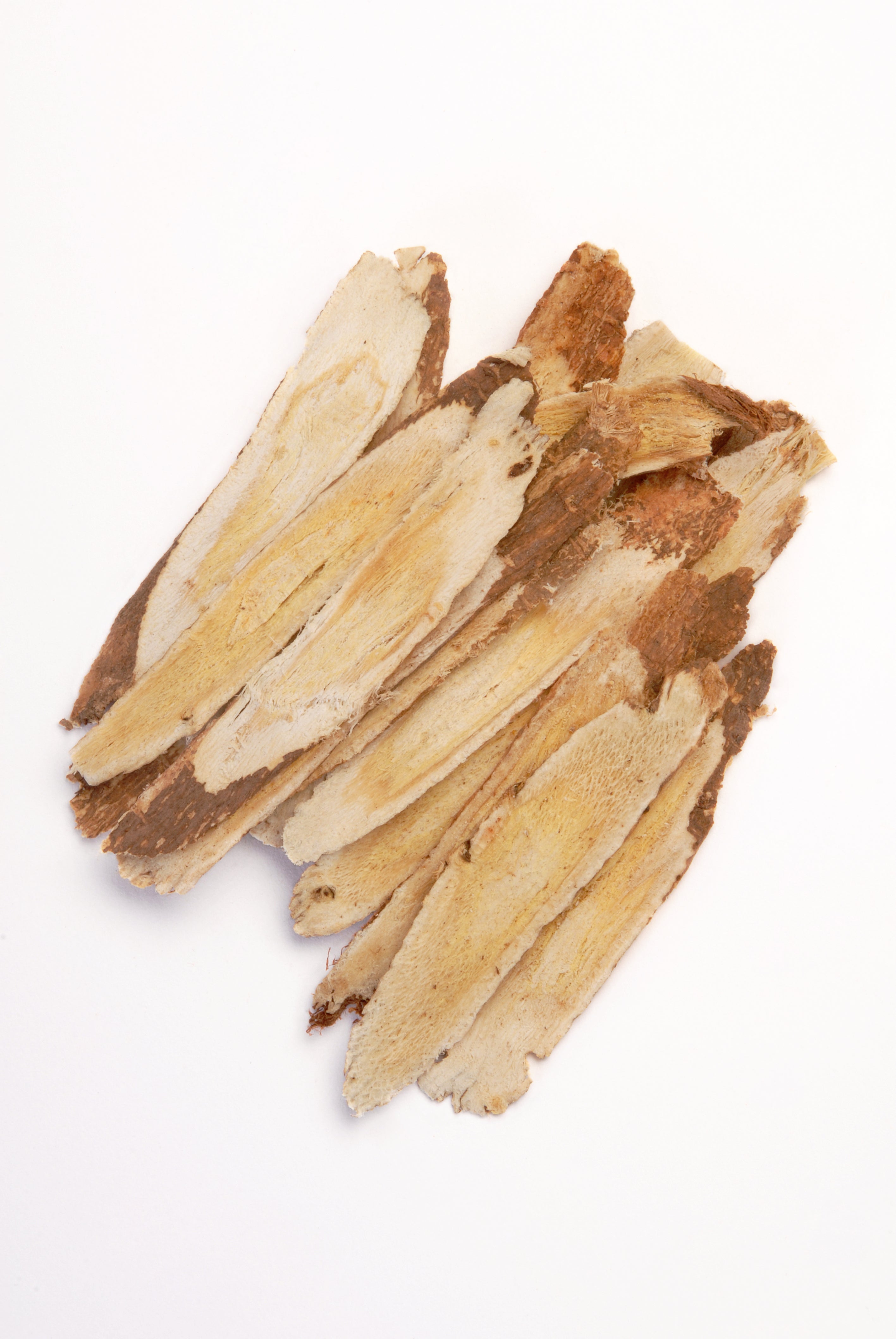 Slices of dried Astragalus
