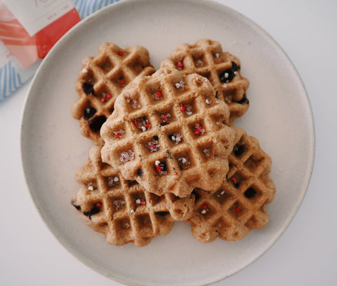 Grain-Free Waffles featuring JOYÀ Cacao Elixir