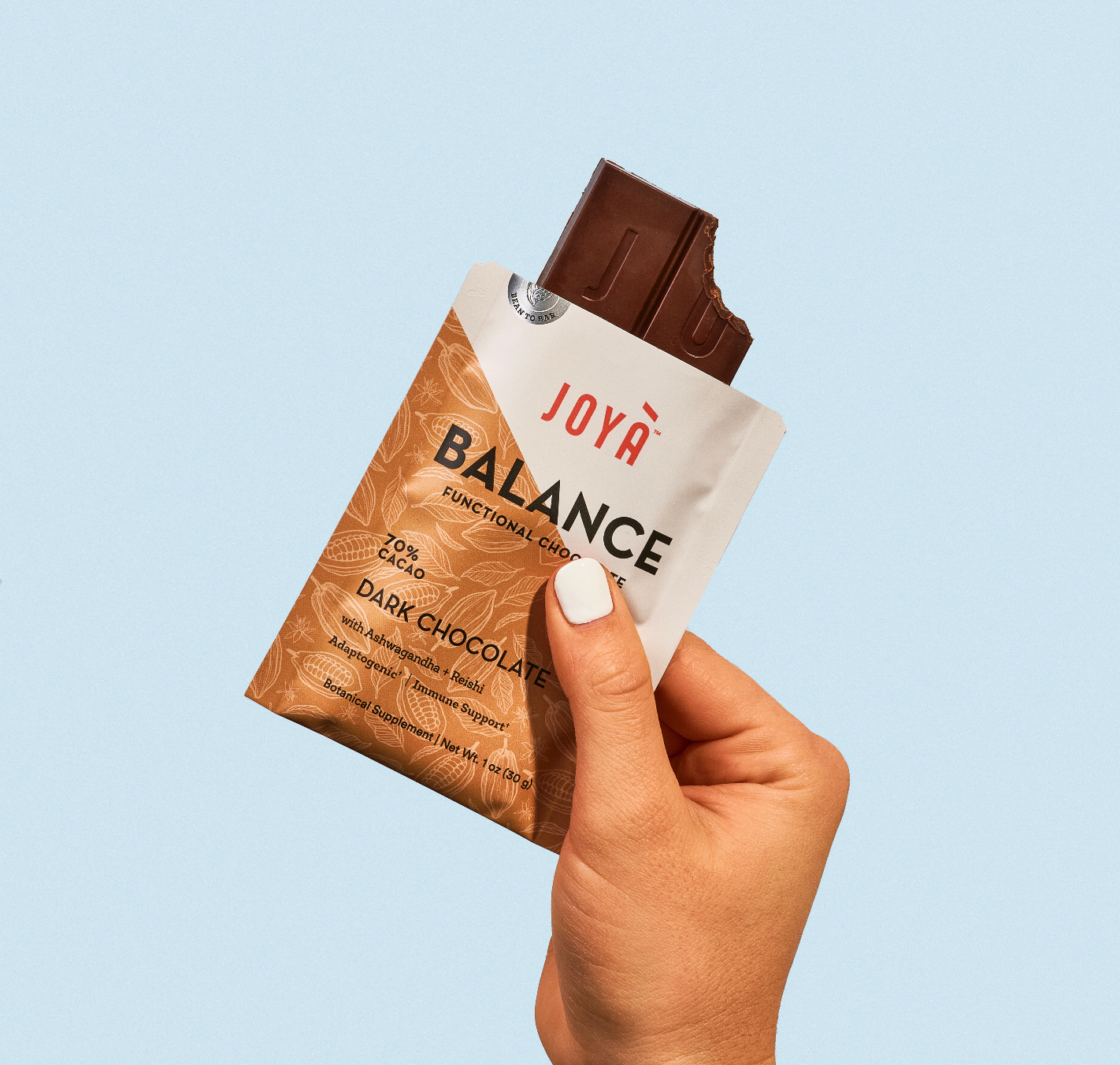 JOYÀ's Balance Functional Chocolate with Ashwagandha