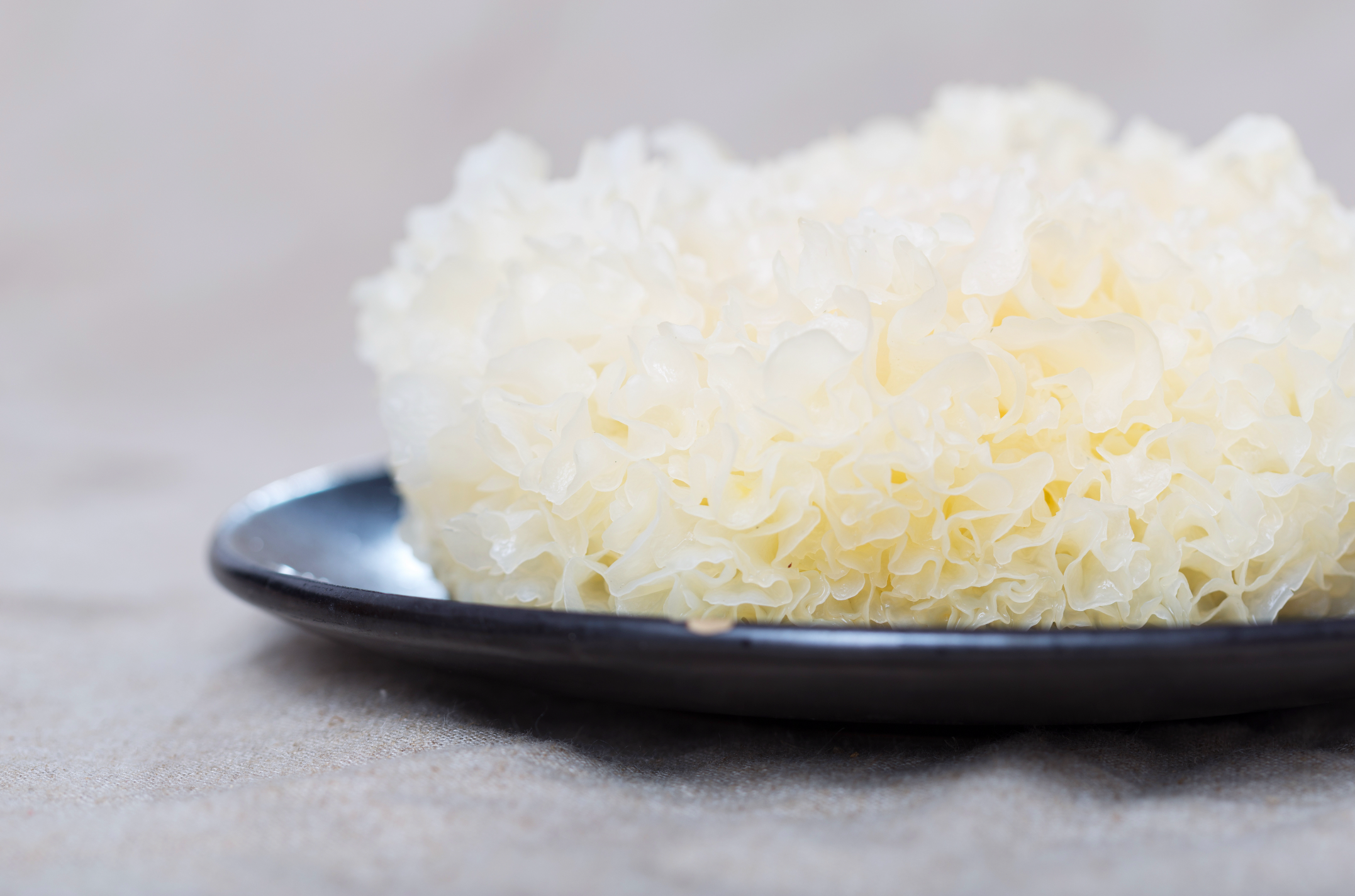 Tremella Mushroom on plate