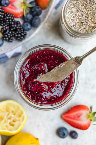 jam with chia seeds