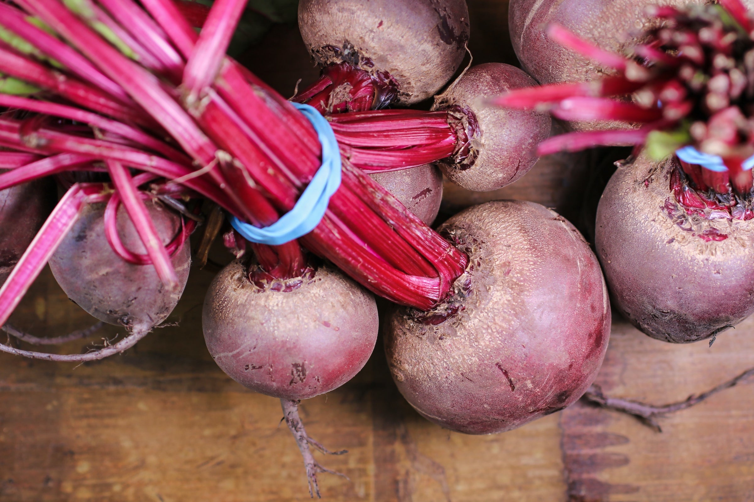 A bundle of beets