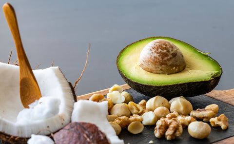 Image of avocado, coconut and nuts