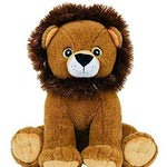 Stuffed Lion with Hidden Opening