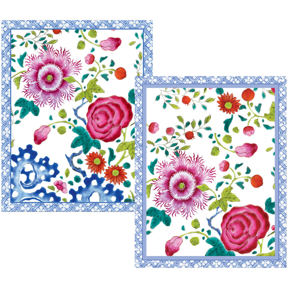 Caspari French Floral Paper Luncheon Napkins