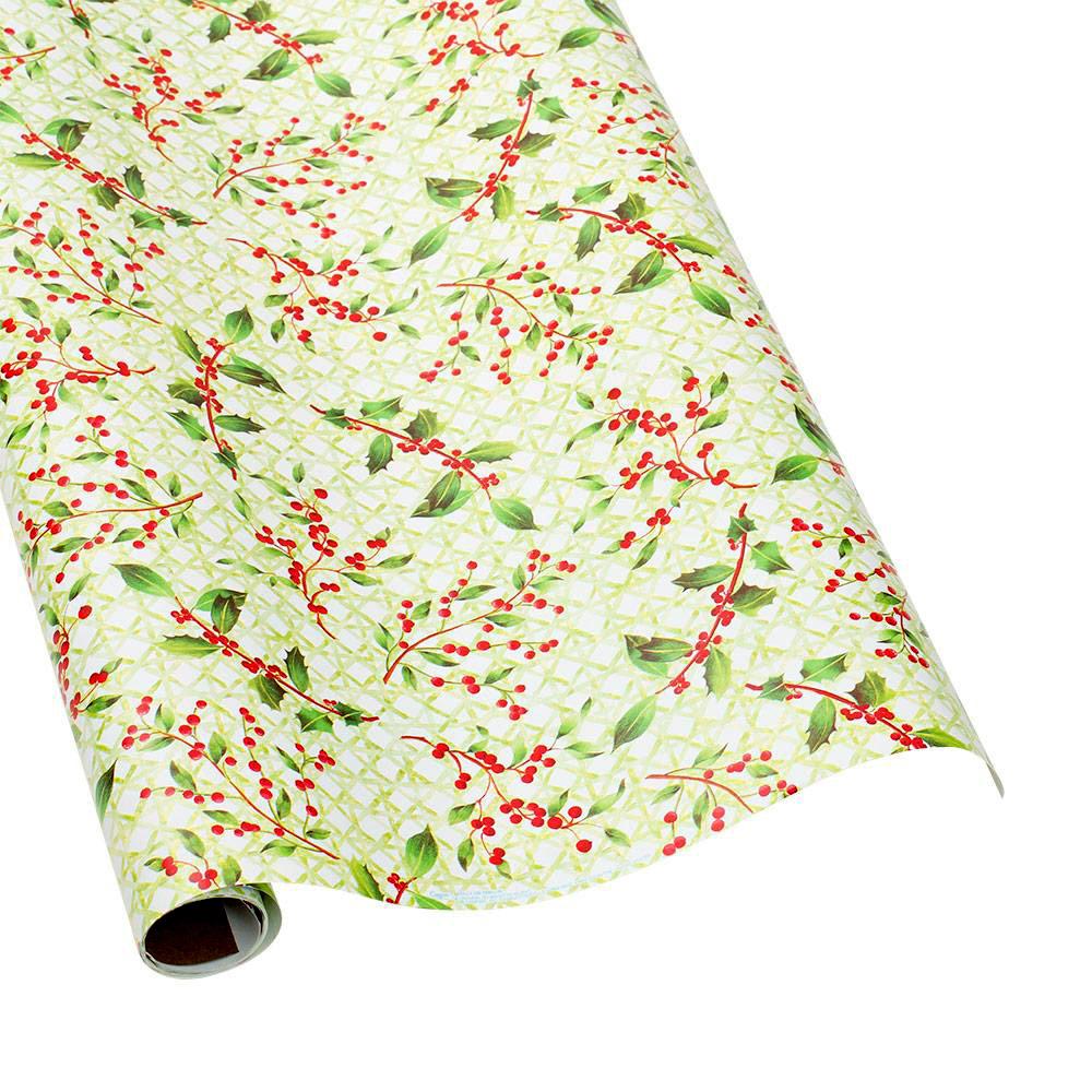Woodland Santa Gift Wrapping Paper - 30 x 8' Roll – Caspari