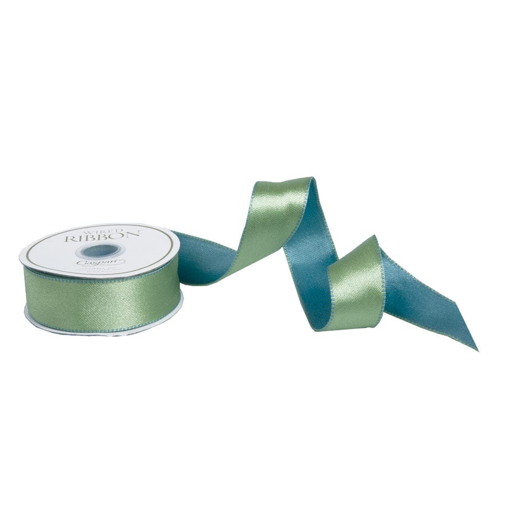 Yellow Wired Ribbon - 8 Yard Spool