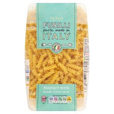 Tesco Fusilli Pasta Twists 1Kg | Expat Corner Store