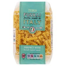 Tesco Fusilli Pasta Twists 500G | Expat Corner Store