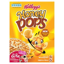 kaste støv i øjnene Tid Forge Kelloggs Honey Pops 335G | Expat Corner Store