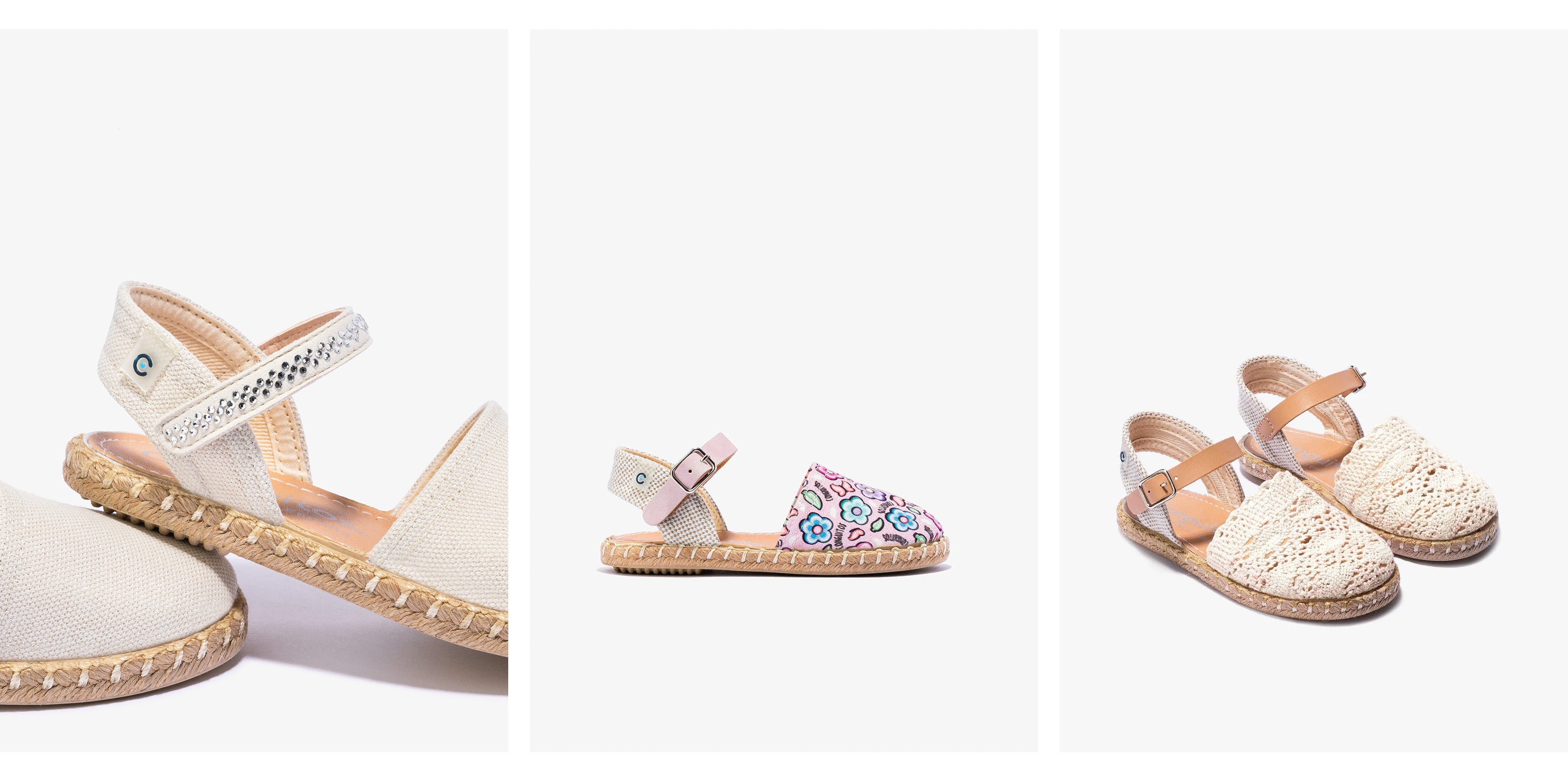 Girl's espadrilles with sequins