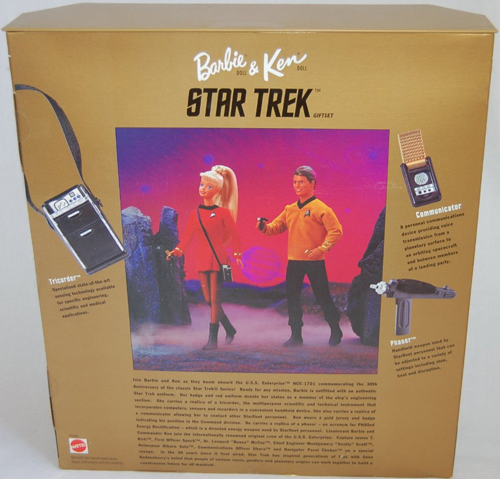 barbie and ken star trek collector edition