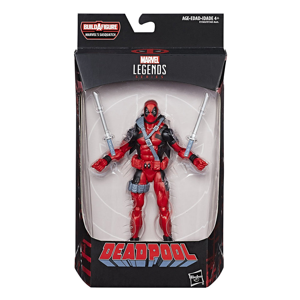 Marvel Legends Deadpool Sasquatch Series Deadpool 6 Figure No Sasquatch Baf