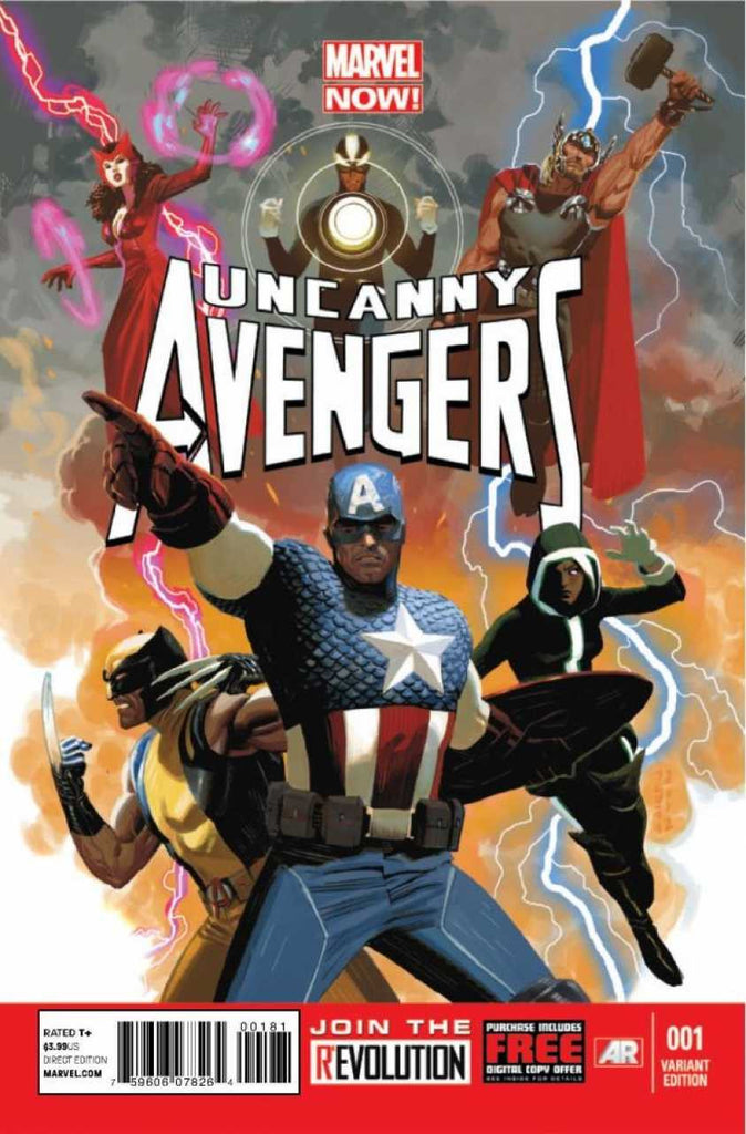 Uncanny Avengers 2012 Series 1 Variant Incentive Cover Daniel Acuña