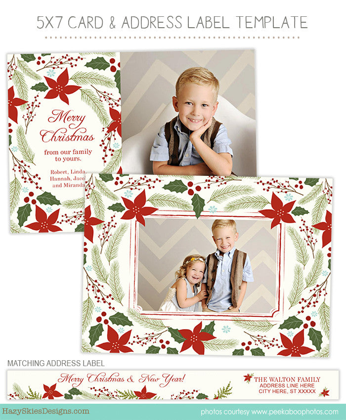 Free Photoshop Christmas Card Templates For Photographers