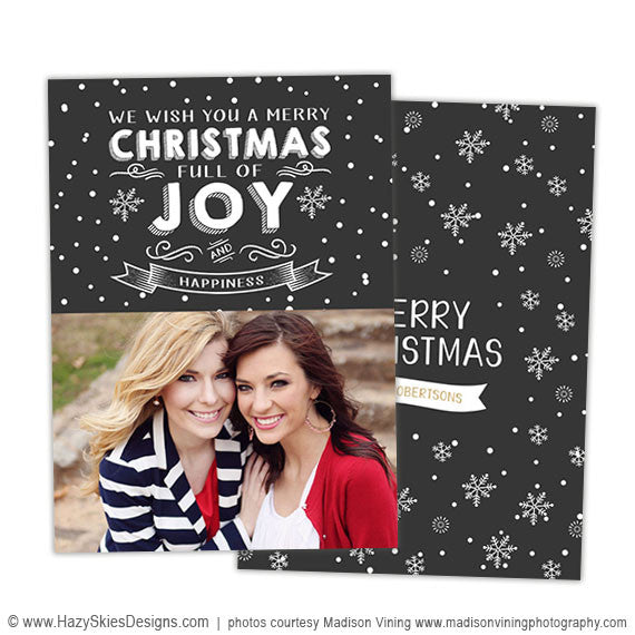 Christmas Card Templates for Photographers Christmas Card Templates