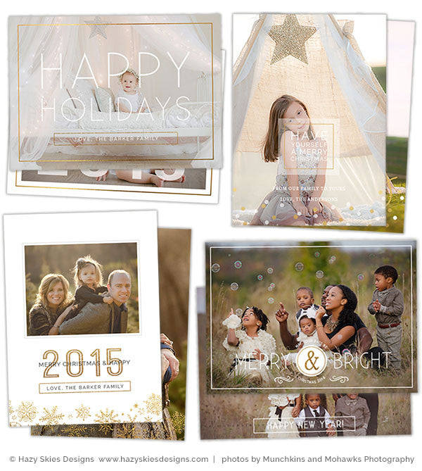 free christmas card photo photoshop templates download