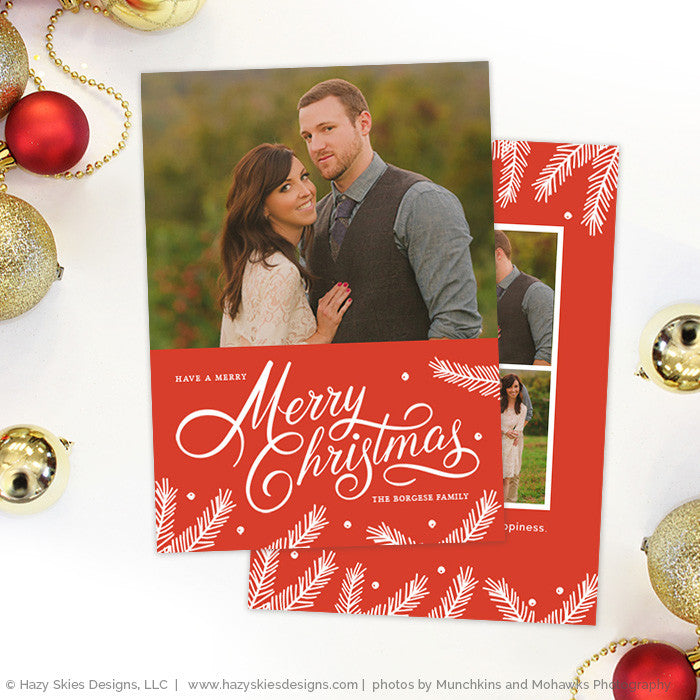 Christmas Card Template Photoshop Calligraphy Photography Templates Hazy Skies Designs Llc