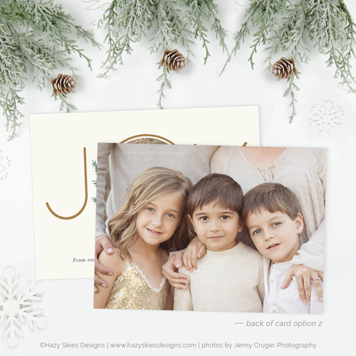 Christmas Card Templates for Photographers, Christmas Photo Cards ...