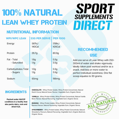 Natural Lean Whey Blend