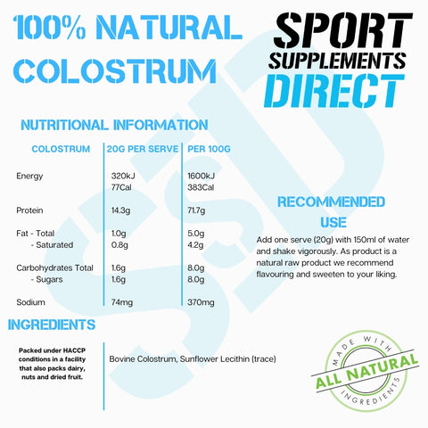 Pure Colostrum Supplement