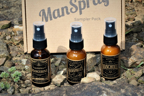 ManSpray Sampler All-Natural Deodorant for Men