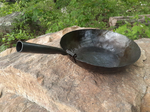 9 Inch Forged Carbon Steel Skillet — Shira Forge