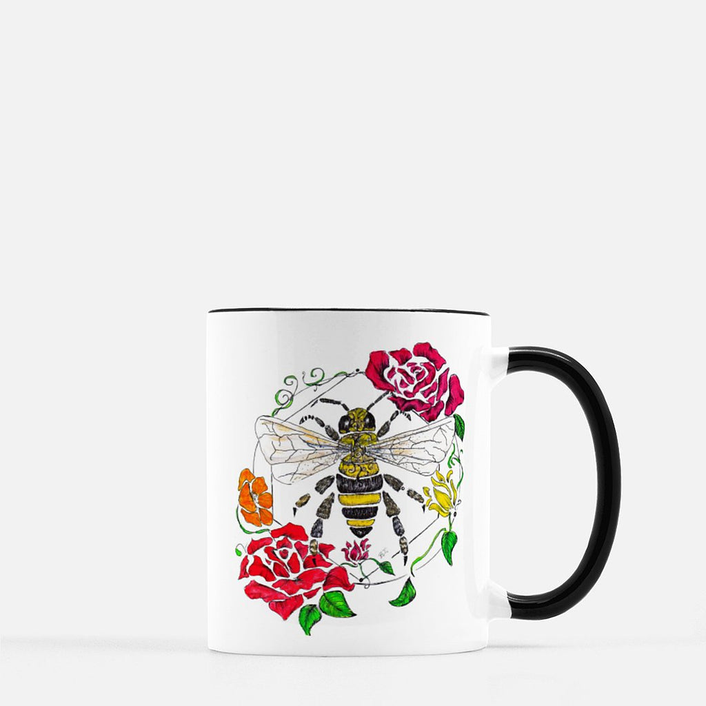 "Honeybee" (color) Coffee Mug - Brooke Ashley Collection 