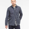 Barbour Vice Cotton Overshirt Washed Navy