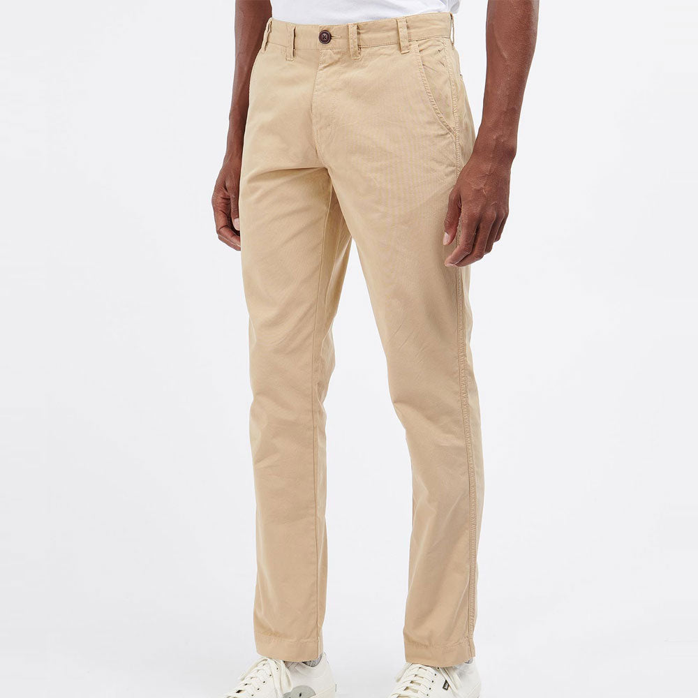 Barbour Men's Glendale Chinos Stone - Smart Ass Menswear