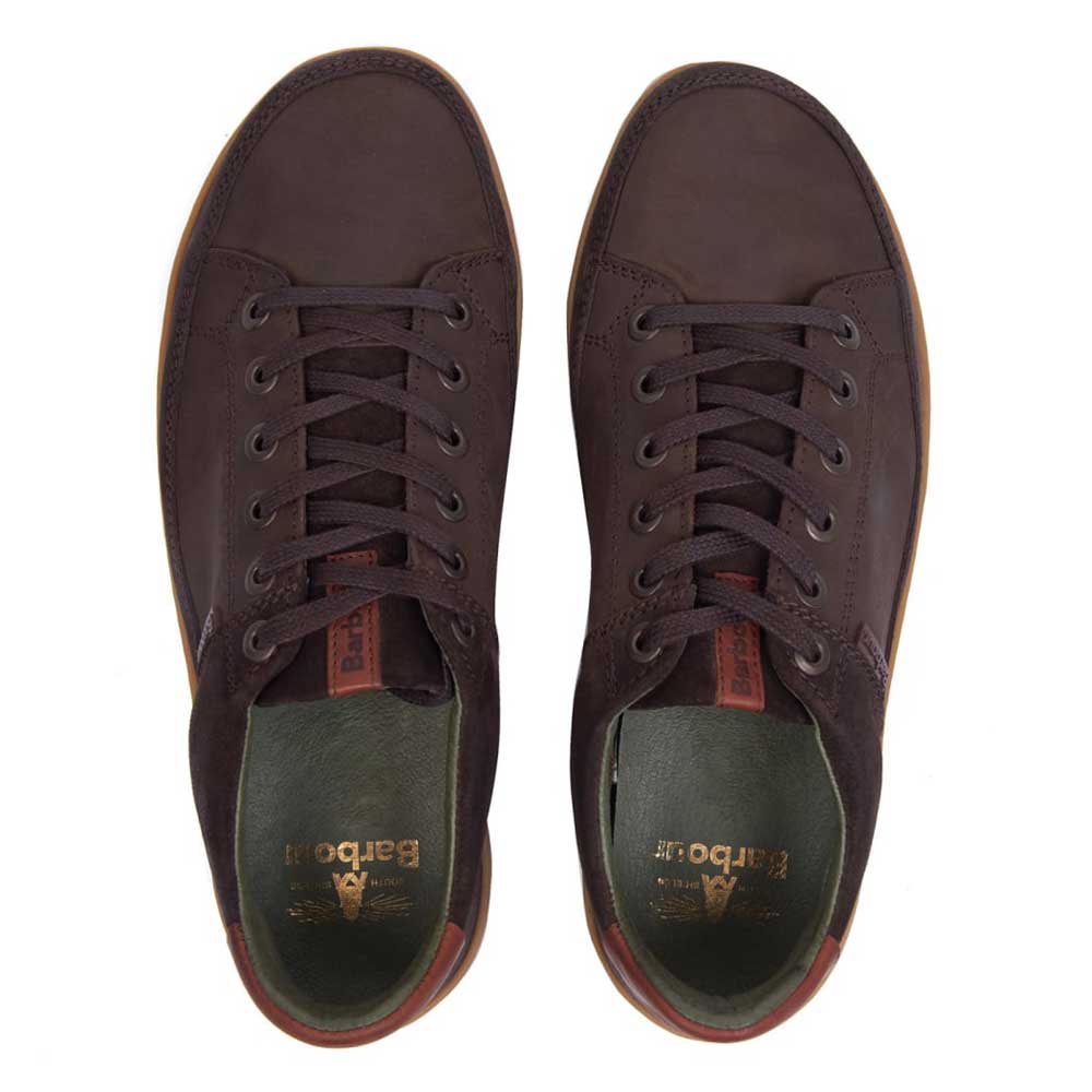 Barbour Bilby Shoes Brown Nubuck 