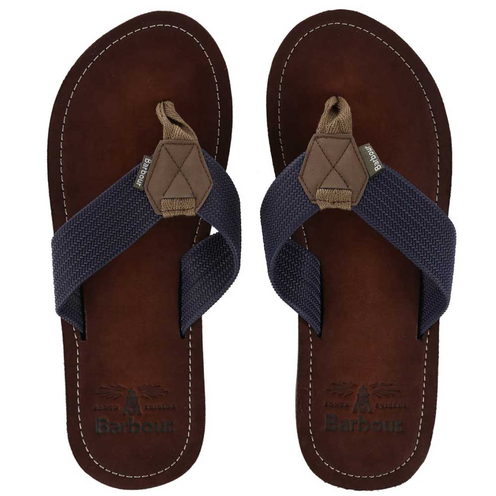 mens barbour flip flops